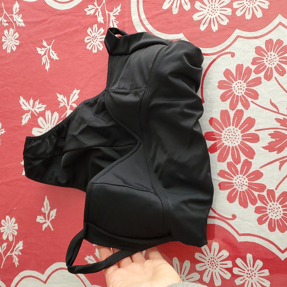 3/$15 Cia-Maritima black onepiece swimsuit xs